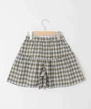 KJLFD45039 a.v.v KIDS(アー・ヴェ・ヴェ) [120-160][ママとお揃いコーデが叶う]ギャザーキュロット ライトブルー