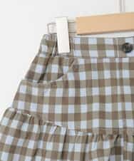 KJLFD45039 a.v.v KIDS(アー・ヴェ・ヴェ) [120-160][ママとお揃いコーデが叶う]ギャザーキュロット ライトブルー