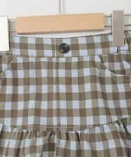 KJLFD45039 a.v.v KIDS(アー・ヴェ・ヴェ) [120-160][ママとお揃いコーデが叶う]ギャザーキュロット ライトブルー