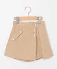 KJLFJ12029 a.v.v KIDS(アー・ヴェ・ヴェ) [100-130]【洗える】フロントボタンラップパンツ[WEB限定サイズ] ベージュ