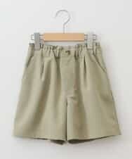 KJLFJ13024 a.v.v KIDS(アー・ヴェ・ヴェ) [100-130]【洗える】サファリキュロット[WEB限定サイズ] カーキ