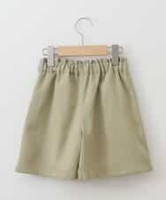 KJLFJ13024 a.v.v KIDS(アー・ヴェ・ヴェ) [100-130]【洗える】サファリキュロット[WEB限定サイズ] カーキ