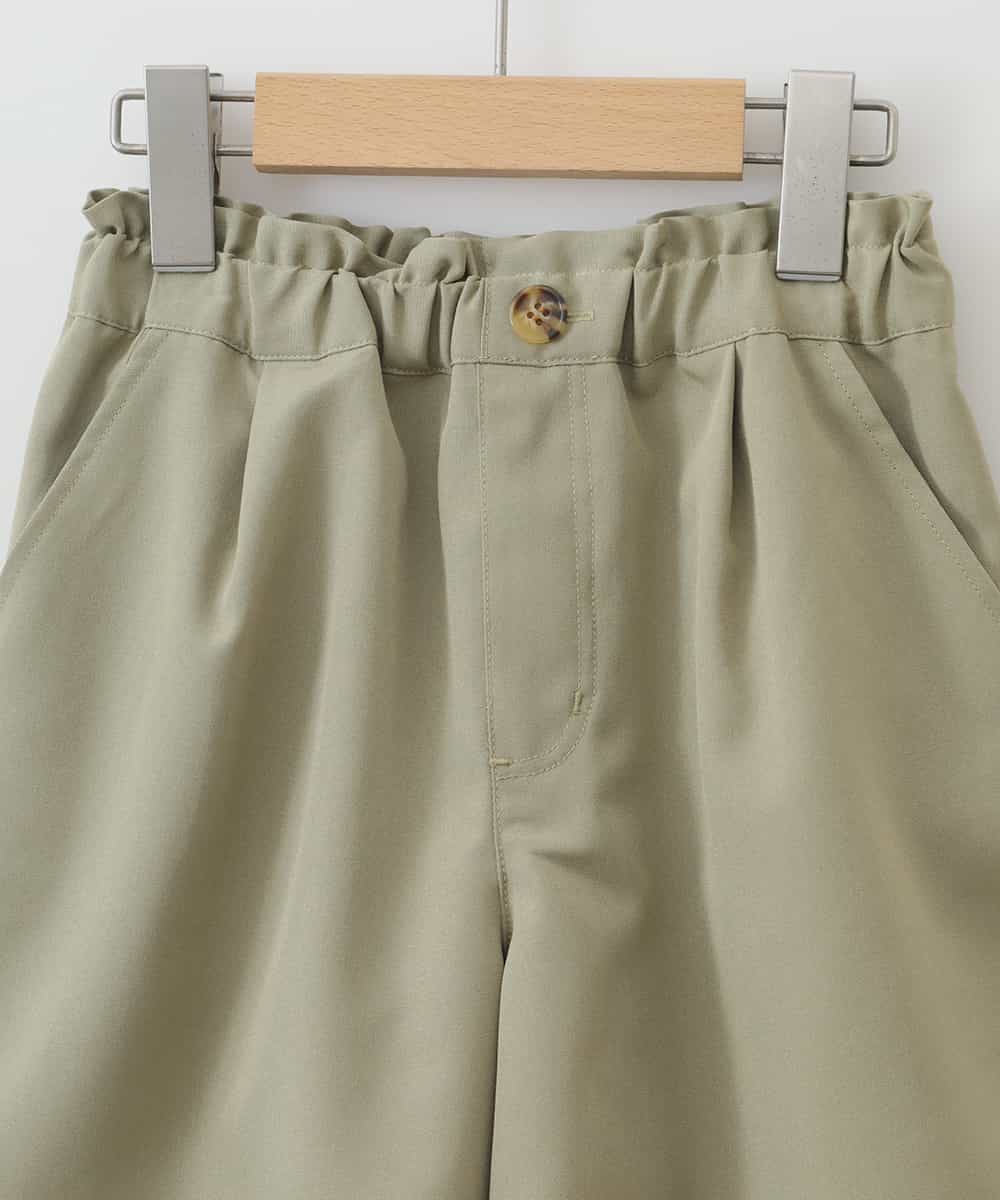 KJLFJ13024 a.v.v KIDS(アー・ヴェ・ヴェ) [100-130]【洗える】サファリキュロット[WEB限定サイズ] カーキ