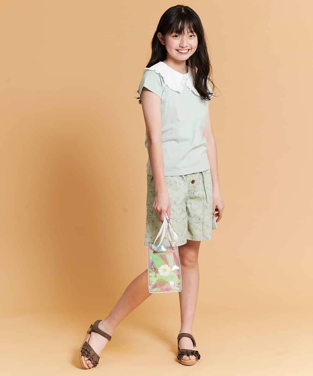 KJLFN31029 a.v.v KIDS(アー・ヴェ・ヴェ) [140-150]アソート無地柄ショートパンツ デニム