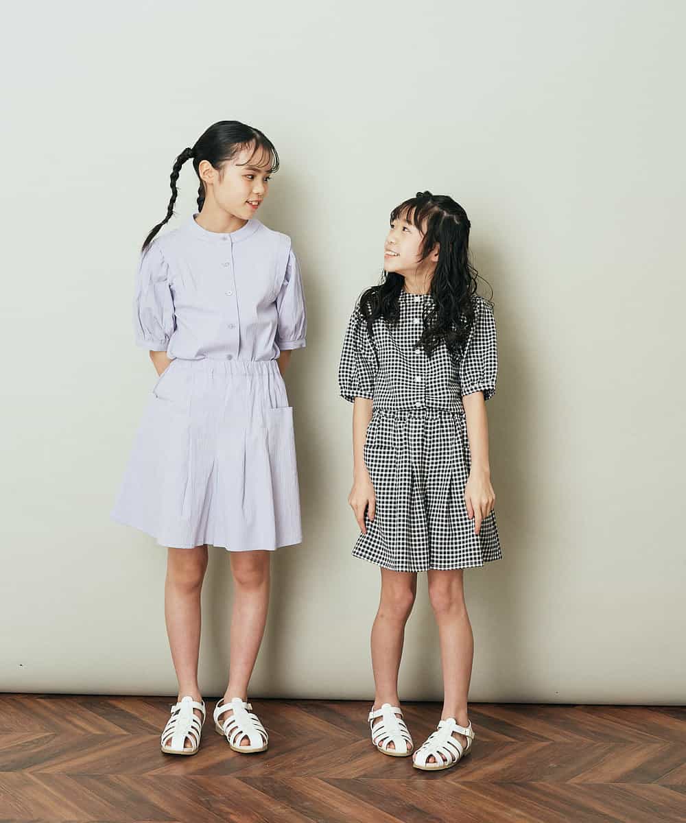 KJLFP42024 a.v.v KIDS(アー・ヴェ・ヴェ) [100-130]【セットアップ対応】アソートキュロット ミント