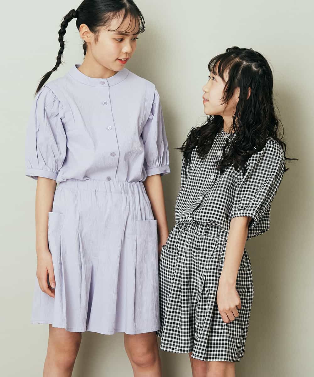 KJLFP42024 a.v.v KIDS(アー・ヴェ・ヴェ) [100-130]【セットアップ対応】アソートキュロット ミント