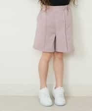 KJLFP44029 a.v.v KIDS(アー・ヴェ・ヴェ) [100-130]【セットアップ対応】ツイードライクショートパンツ ピンク