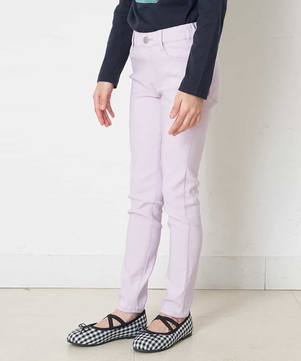 KJLFP50019 a.v.v KIDS(アー・ヴェ・ヴェ) [100-130]【定番人気ストレッチ素材】スッキリストレッチスキニ―パンツ ライトピンク