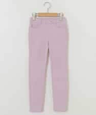 KJLFP50019 a.v.v KIDS(アー・ヴェ・ヴェ) [100-130]【定番人気ストレッチ素材】スッキリストレッチスキニ―パンツ ライトピンク