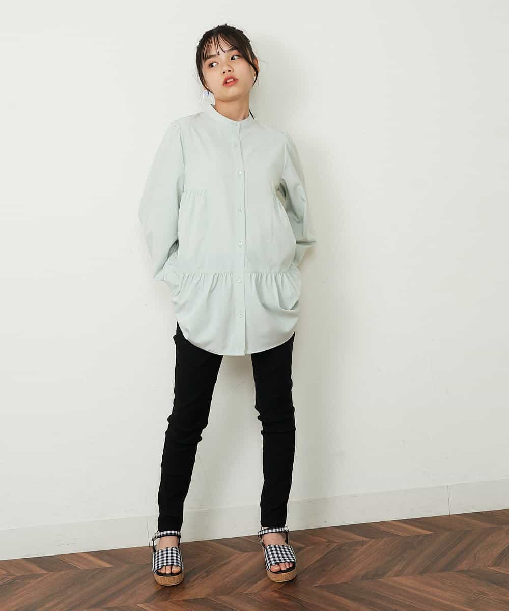 KJLFP50019 a.v.v KIDS(アー・ヴェ・ヴェ) [100-130]【定番人気ストレッチ素材】スッキリストレッチスキニ―パンツ ライトピンク