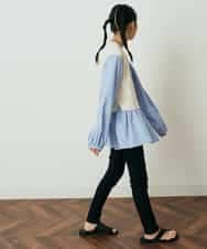 KJLFP50019 a.v.v KIDS(アー・ヴェ・ヴェ) [100-130]【定番人気ストレッチ素材】スッキリストレッチスキニ―パンツ ライトピンク