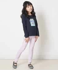 KJLFP50019 a.v.v KIDS(アー・ヴェ・ヴェ) [100-130]【定番人気ストレッチ素材】スッキリストレッチスキニ―パンツ ライトピンク
