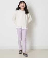 KJLFP50019 a.v.v KIDS(アー・ヴェ・ヴェ) [100-130]【定番人気ストレッチ素材】スッキリストレッチスキニ―パンツ ライトピンク