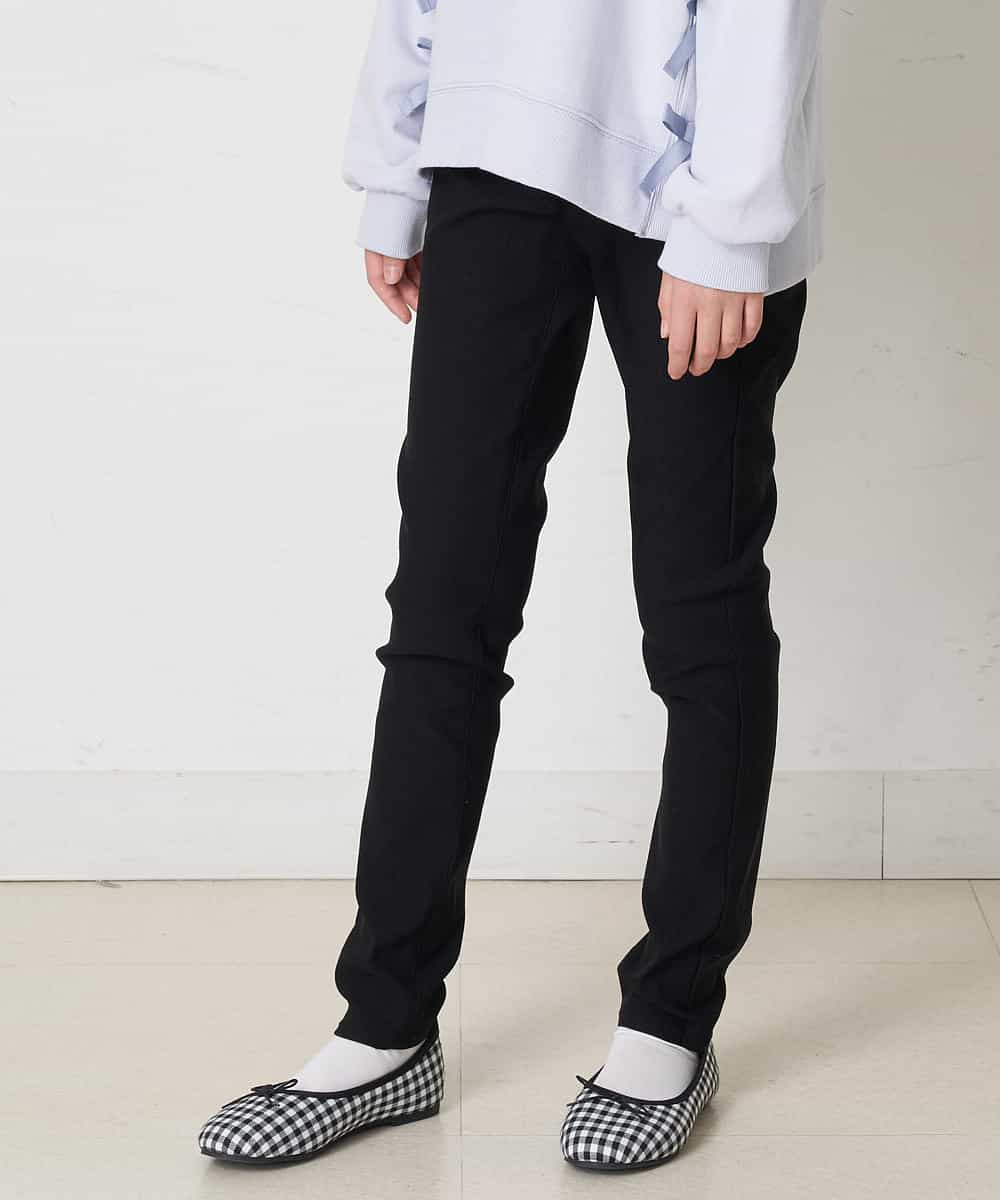 KJLFQ50024 a.v.v KIDS(アー・ヴェ・ヴェ) [140-150]【定番人気ストレッチ素材】スッキリストレッチスキニ―パンツ ライトブルー