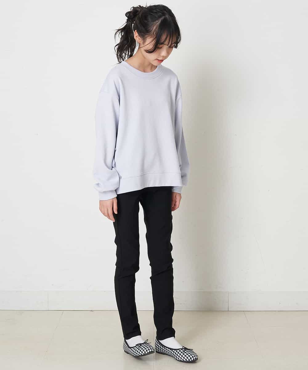 KJLFQ50024 a.v.v KIDS(アー・ヴェ・ヴェ) [140-150]【定番人気ストレッチ素材】スッキリストレッチスキニ―パンツ ライトブルー