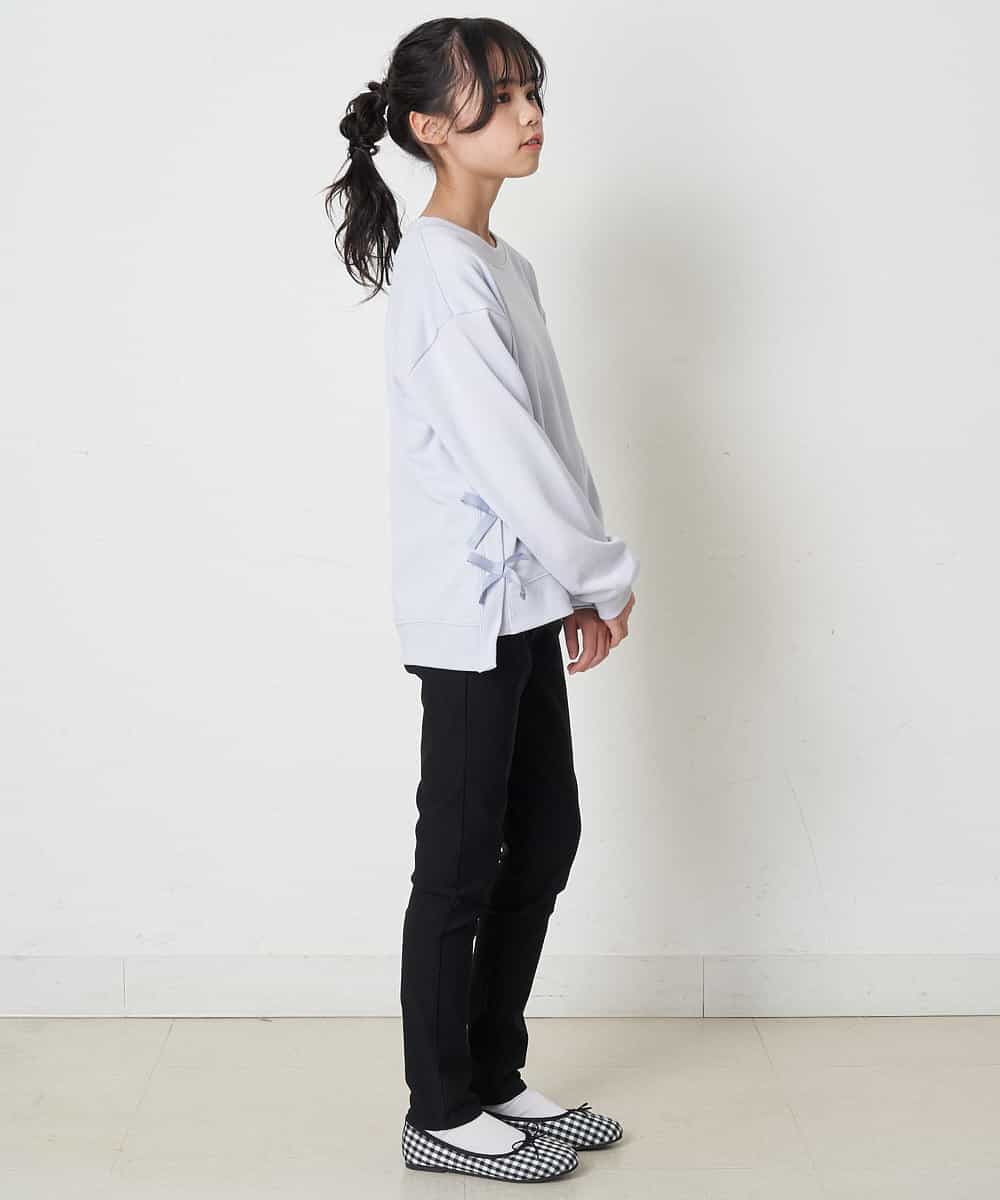 KJLFQ50024 a.v.v KIDS(アー・ヴェ・ヴェ) [140-150]【定番人気ストレッチ素材】スッキリストレッチスキニ―パンツ ライトブルー