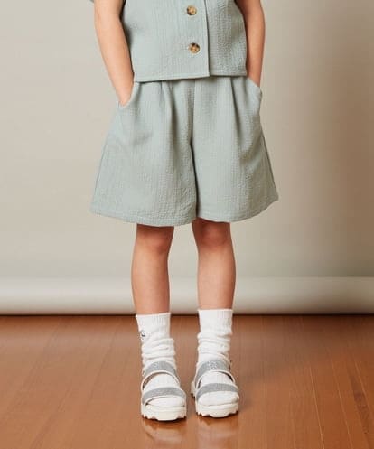 KJLFS42029 a.v.v KIDS [100-130]タックショートパンツ