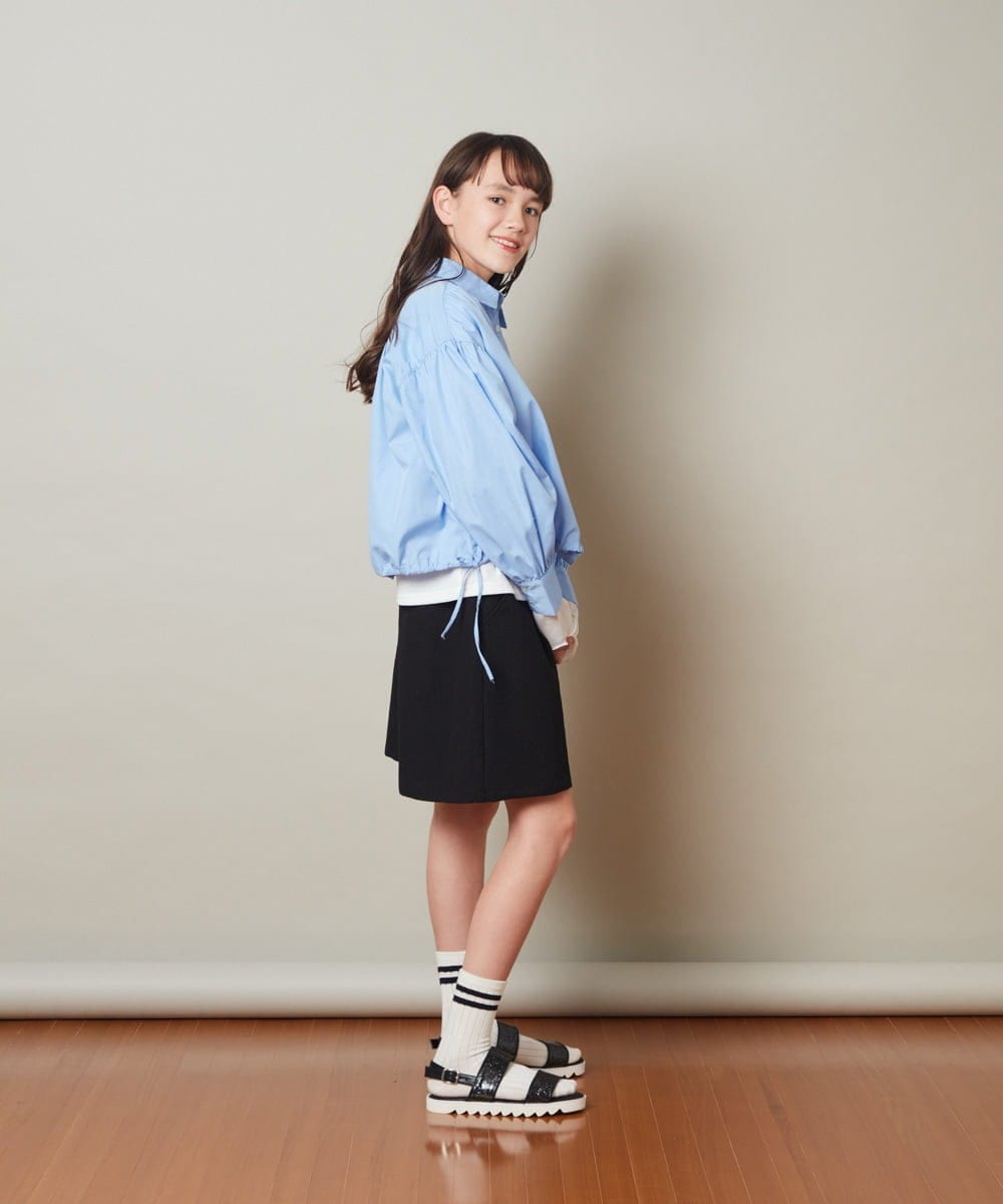 KJLFS42029 a.v.v KIDS(アー・ヴェ・ヴェ) [100-130]タックショートパンツ グリーン