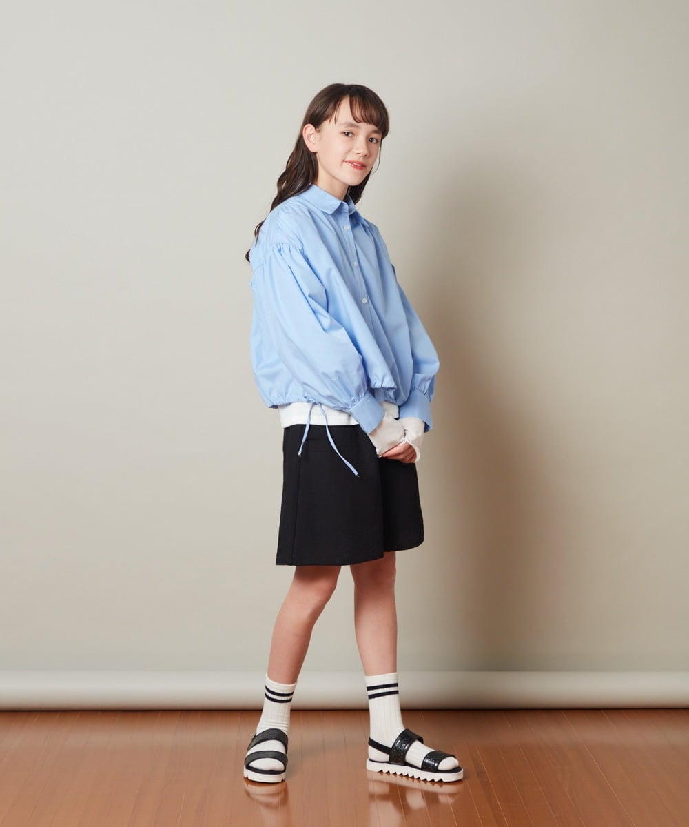 KJLFS42029 a.v.v KIDS(アー・ヴェ・ヴェ) [100-130]タックショートパンツ グリーン