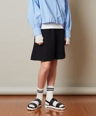 KJLFS42029 a.v.v KIDS(アー・ヴェ・ヴェ) [100-130]タックショートパンツ ブラック