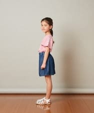 KJLFT44029 a.v.v KIDS(アー・ヴェ・ヴェ) [140-150]アソートショートパンツ ギンガムチェック