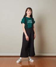 KJLFU41044 a.v.v KIDS(アー・ヴェ・ヴェ) [160]【2WAY】サスペンダー付きワイドパンツ ベージュ