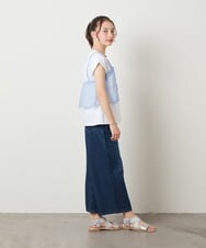 KJLFV40029 a.v.v KIDS(アー・ヴェ・ヴェ) [100-130]ライトデニムワイドパンツ ライトブルー