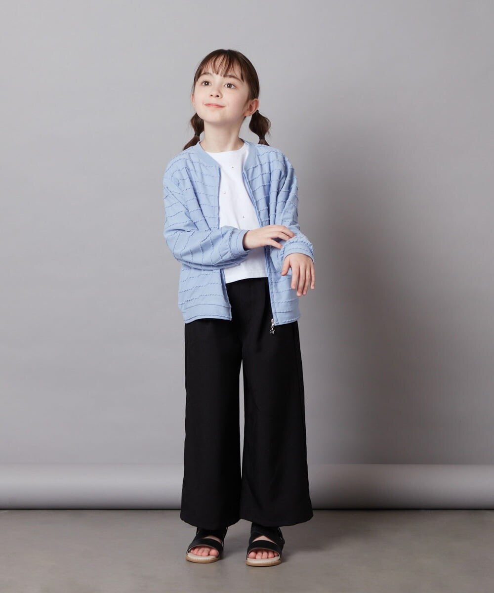 KJLFV41029 a.v.v KIDS(アー・ヴェ・ヴェ) 【接触冷感/速乾】[100-130]ワイドパンツ ブラック