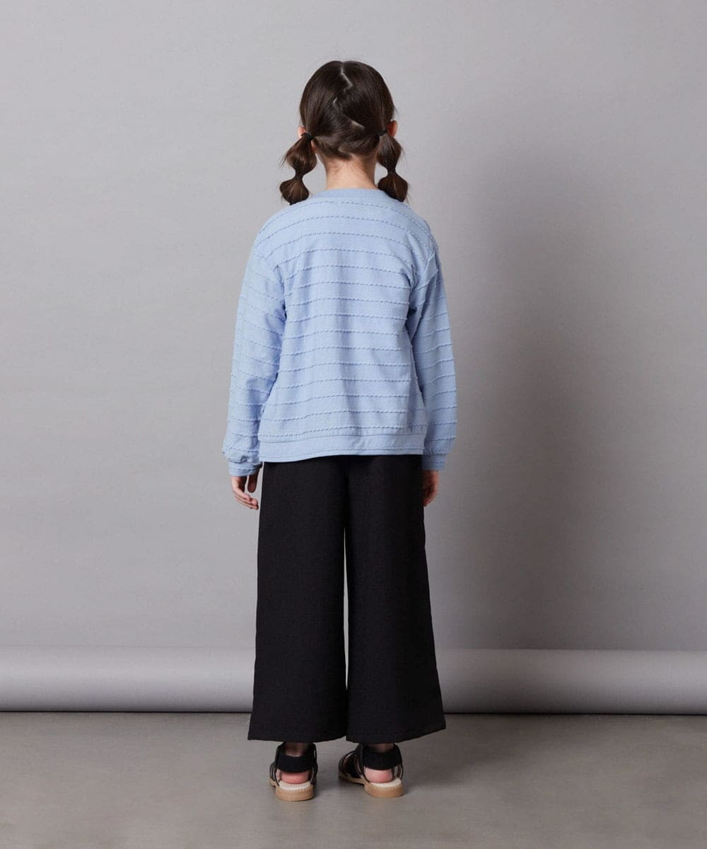 KJLFV41029 a.v.v KIDS(アー・ヴェ・ヴェ) 【接触冷感/速乾】[100-130]ワイドパンツ ブラック