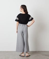 KJLFV41029 a.v.v KIDS(アー・ヴェ・ヴェ) 【接触冷感/速乾】[100-130]ワイドパンツ ブラック