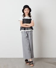 KJLFV41029 a.v.v KIDS(アー・ヴェ・ヴェ) 【接触冷感/速乾】[100-130]ワイドパンツ ブラック