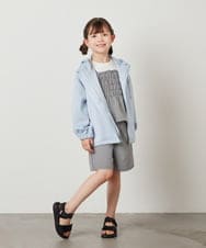 KJLFV48029 a.v.v KIDS(アー・ヴェ・ヴェ) [100-130]【セットアップ対応】タックショートパンツ ブラック