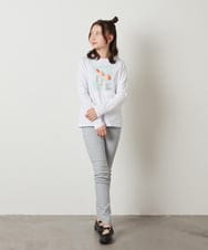 KJLFW36029 a.v.v KIDS(アー・ヴェ・ヴェ) [140-150]ストレッチスキニーパンツ ライトブルー