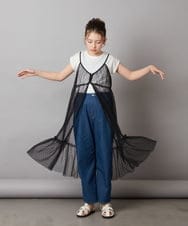 KJLFW37039 a.v.v KIDS(アー・ヴェ・ヴェ) [140-150]エッグパンツ ブルー