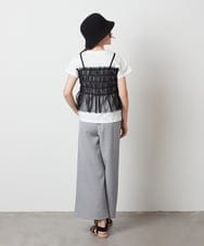 KJLFW41039 a.v.v KIDS(アー・ヴェ・ヴェ) 【接触冷感/速乾】[140-150]ワイドパンツ ライトグレー