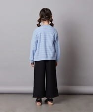 KJLFW41039 a.v.v KIDS(アー・ヴェ・ヴェ) [140-150]ワイドパンツ ライトグレー