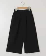 KJLFW41039 a.v.v KIDS(アー・ヴェ・ヴェ) 【接触冷感/速乾】[140-150]ワイドパンツ ブラック