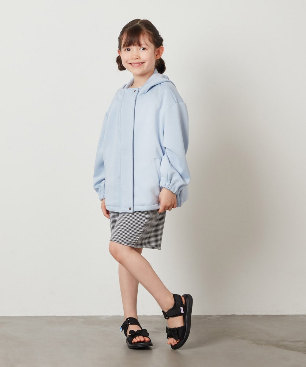 KJLFW48034 a.v.v KIDS(アー・ヴェ・ヴェ) [140-150]【セットアップ対応】タックショートパンツ ブルー