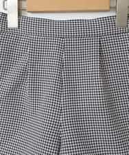 KJLFW48034 a.v.v KIDS(アー・ヴェ・ヴェ) [140-150]【セットアップ対応】タックショートパンツ ブラック