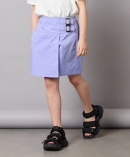 KJLGA01034 a.v.v KIDS(アー・ヴェ・ヴェ) [110-130]サイドベルトキュロット ラベンダー