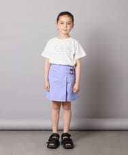 KJLGA01034 a.v.v KIDS(アー・ヴェ・ヴェ) [110-130]サイドベルトキュロット ラベンダー