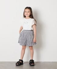 KJLGA17039 a.v.v KIDS(アー・ヴェ・ヴェ) [100-160]２タックショートパンツ ブラック