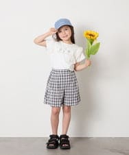 KJLGA17039 a.v.v KIDS(アー・ヴェ・ヴェ) [100-160]２タックショートパンツ ブラック