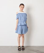 KJLGA17039 a.v.v KIDS(アー・ヴェ・ヴェ) [100-160]２タックショートパンツ ブラック