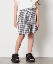 KJLGA17039 a.v.v KIDS(アー・ヴェ・ヴェ) [100-160]２タックショートパンツ ブラック