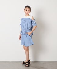 KJLGA17039 a.v.v KIDS(アー・ヴェ・ヴェ) [100-160]２タックショートパンツ ブラック