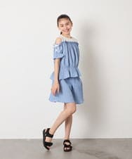 KJLGA17039 a.v.v KIDS(アー・ヴェ・ヴェ) [100-160]２タックショートパンツ ブラック