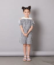 KJLGA17039 a.v.v KIDS(アー・ヴェ・ヴェ) [100-160]２タックショートパンツ ブラック