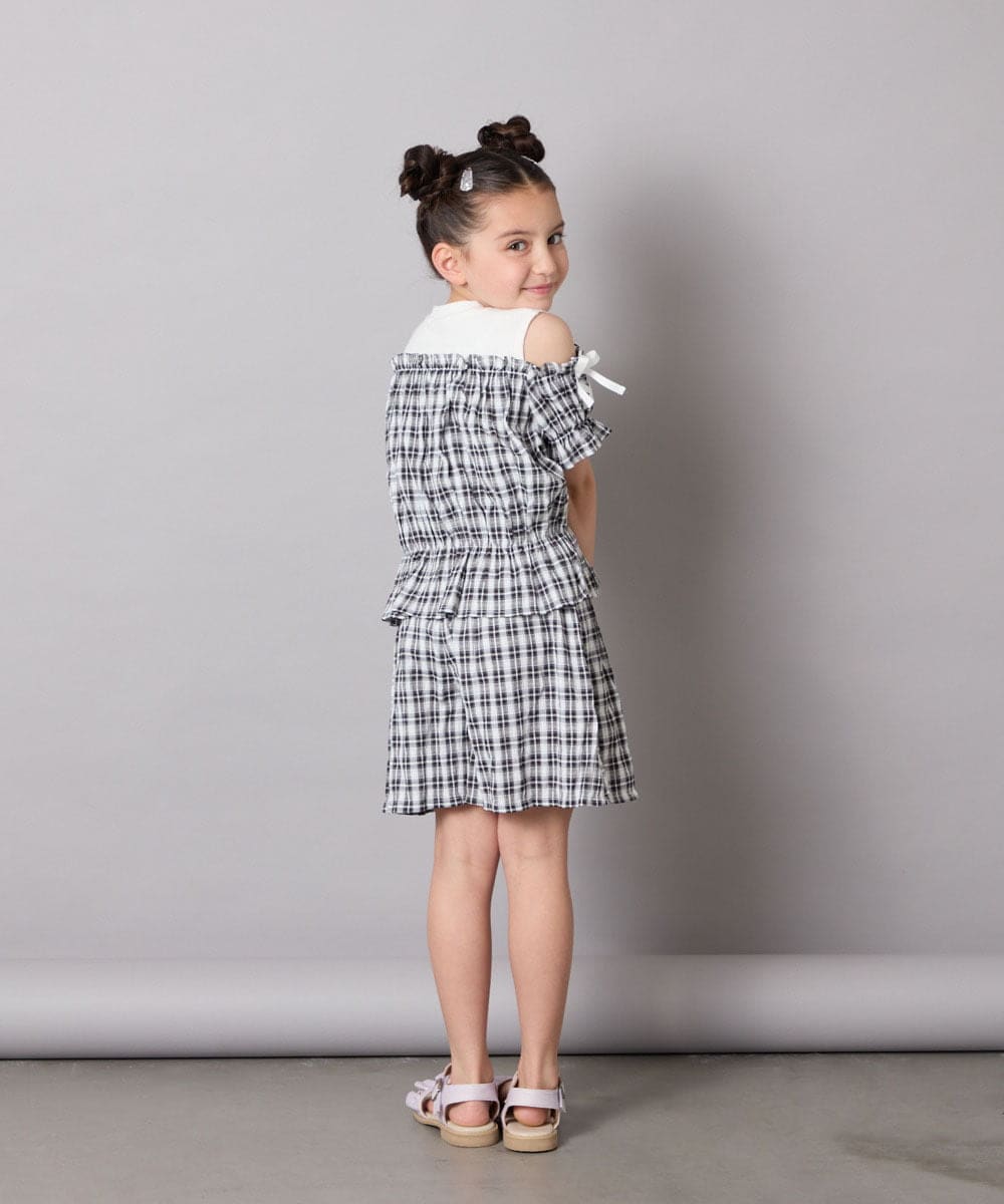 KJLGA17039 a.v.v KIDS(アー・ヴェ・ヴェ) [100-160]２タックショートパンツ ブラック