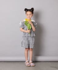 KJLGA17039 a.v.v KIDS(アー・ヴェ・ヴェ) [100-160]２タックショートパンツ ブラック